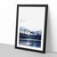 Snow Covered Mountains in Juneau Alaska - Picture Frame Painting Print-55618785-55618789