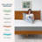 Linenspa® 8” Cooling Gel Memory Foam Mattress with Green Tea Infusion, Medium Feel, Full-50981538-50981540
