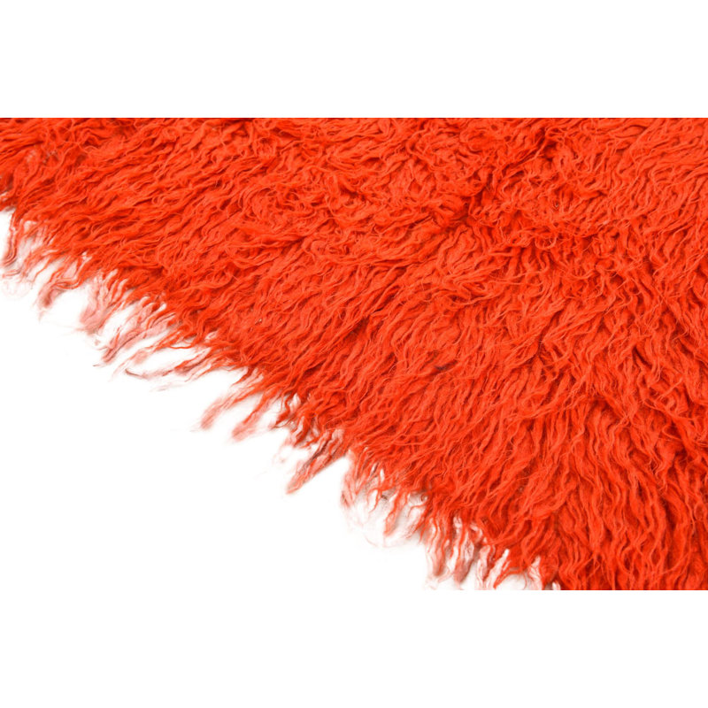 Tapis orange 4 x 6 Pinson
