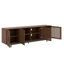 Meuble télé Mid-Century moderne, console multimédia