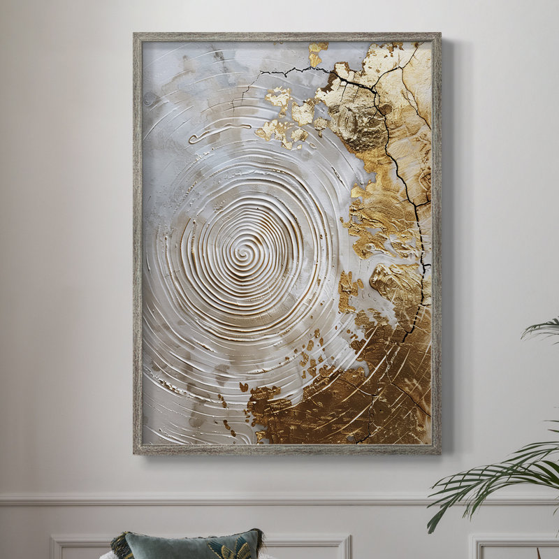 ABSTRACT Series CXLVI, reproduction encadrée - bois massif, H 11 po x l 9 po