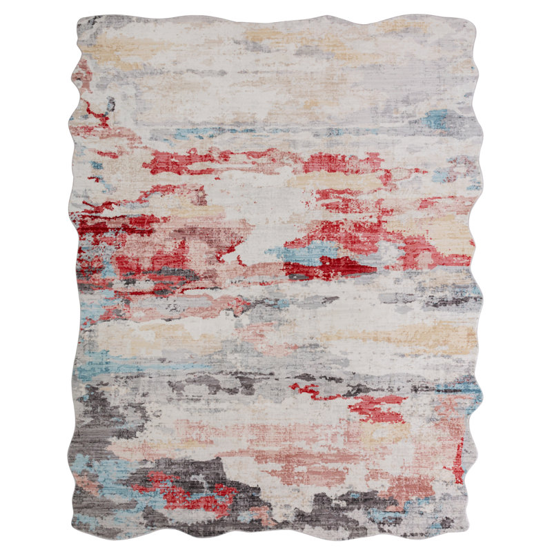 Abstract Indoor Rug, Novelty 7'9" x 9'9"