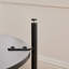 Footstool with Wooden Open Storage Shelf-1900434550