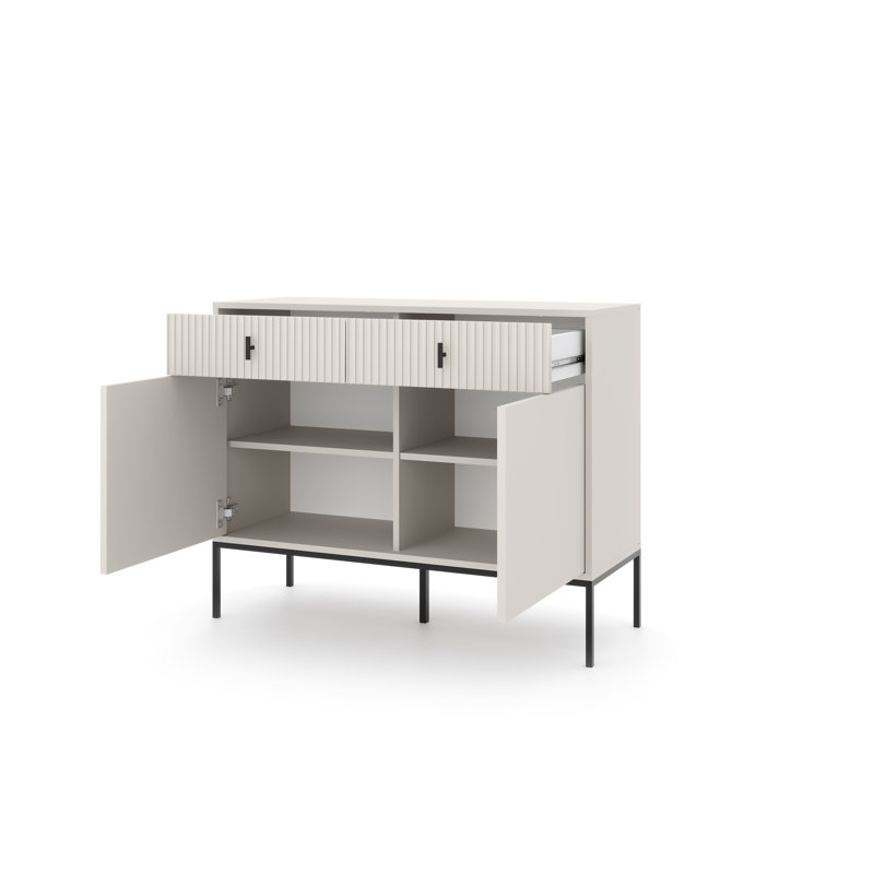 Tanton 104.2 cm W Chest of 2 Drawers