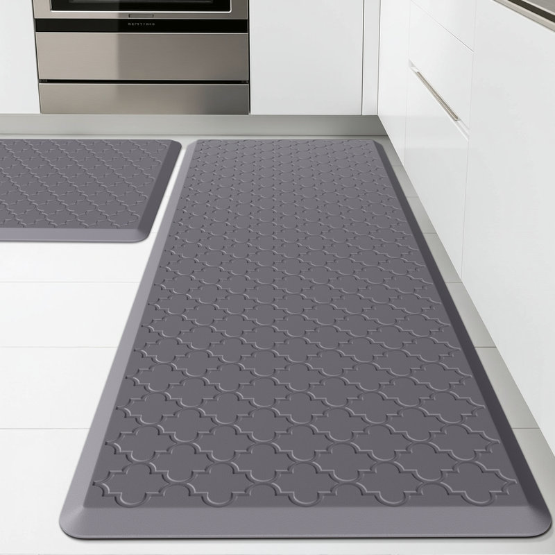 Tapis anti-fatigue, Gris, Tapis de couloir 20 po x 30 po + 20 po x 60 po