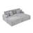 89" Modern 3 Seat Sofa Upholstered Corduroy Couch With Throw Pillows And Ottoman Suitable For Living Room, Bedroom, Office-1778828648