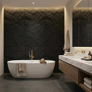 4PC 24"x 48" 3D Textured Wall panels,PU Wall Decoration for DIY Your Living Room and Bedroom