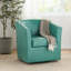 Fauteuil d'appoint pivotant en similicuir-21430227