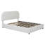 Lit plateforme tapissier avec système de rangement hydraulique-2025957027-2025957052