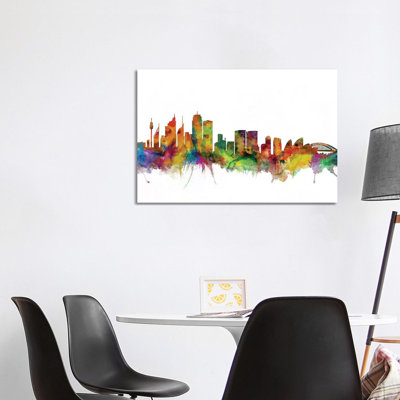 Sydney, Australia Skyline by Michael Tompsett - Wrapped Canvas Gallery-Wrapped Canvas Giclée