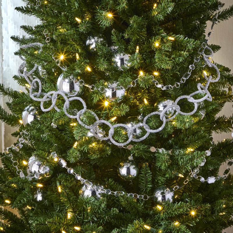 Guirlande 60 ", Argent argent