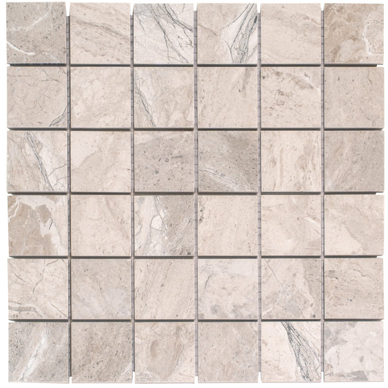 Feuille de mosaïque en porcelaine Splendor l 11,81 po x L 11,81 po