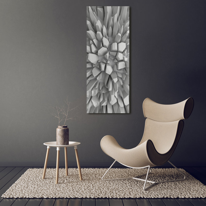 3D Abstraction - Wrapped Canvas Print