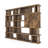 Mateo Rustic Gridmax Multi-compartment Bookcase