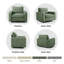 Fauteuil pivotant rembourré de 36,2 po de largeur-1397125336