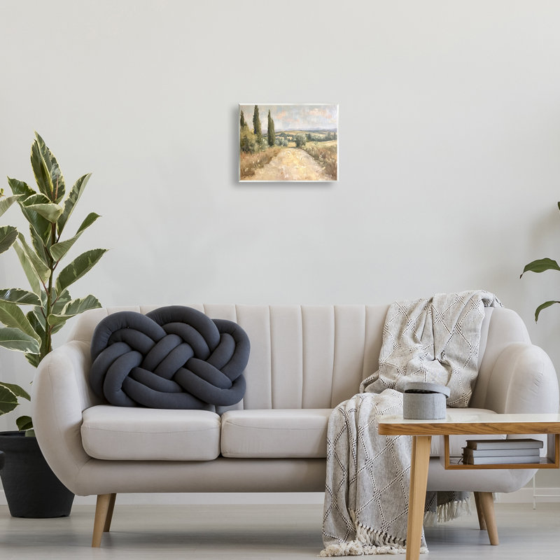 Rural Trail Landscape Wall Plaque, design by Petal Prints Design