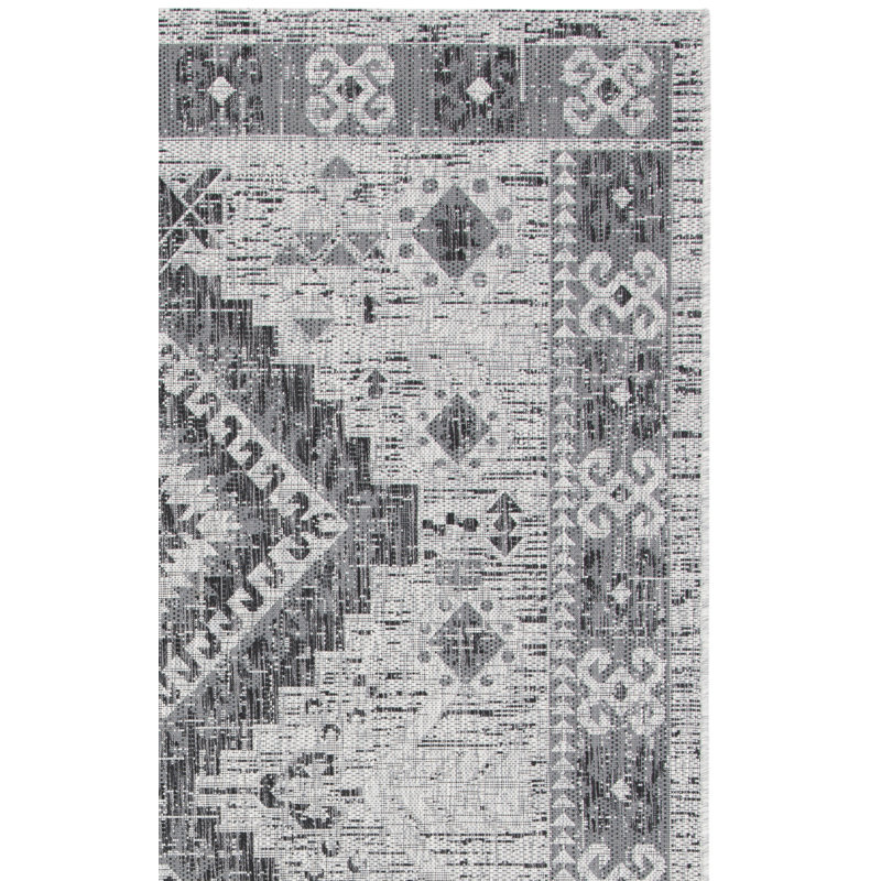 Akifah Performance Southwestern Indoor/Outdoor Area Rug, Square 6'7"