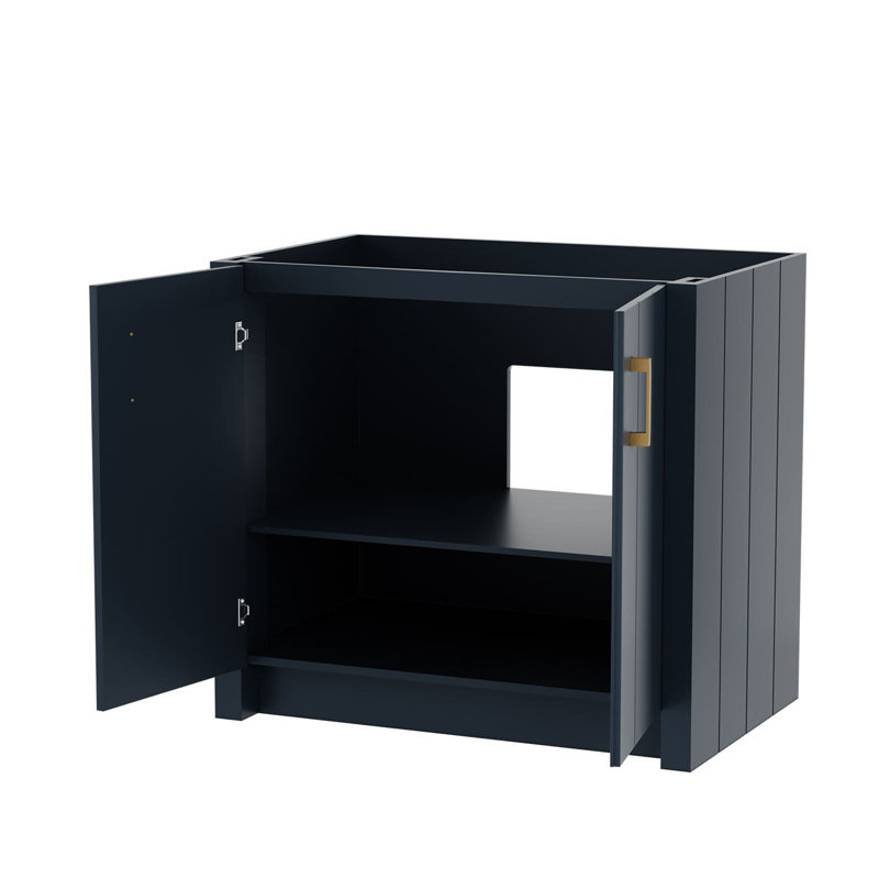 Single Bathroom Vanity with Metal Top
