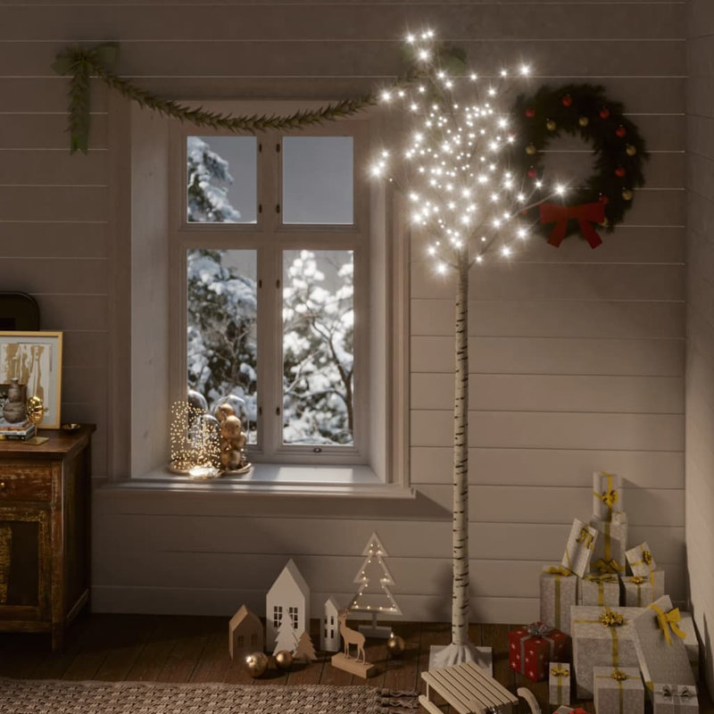 180' H Christmas Tree, Cold White, 220cm H