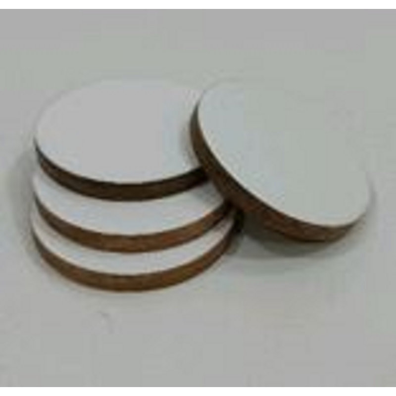 Wood Round 4 Piece Coaster Set