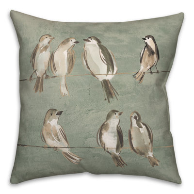 Coussin intérieur / extérieur Birds On A Wire
