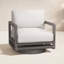 Tanah Teak Swivel Patio Chair with Cushions-66445028