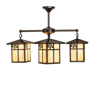 32" Wide Seneca Sprig 4 Light Chandelier
