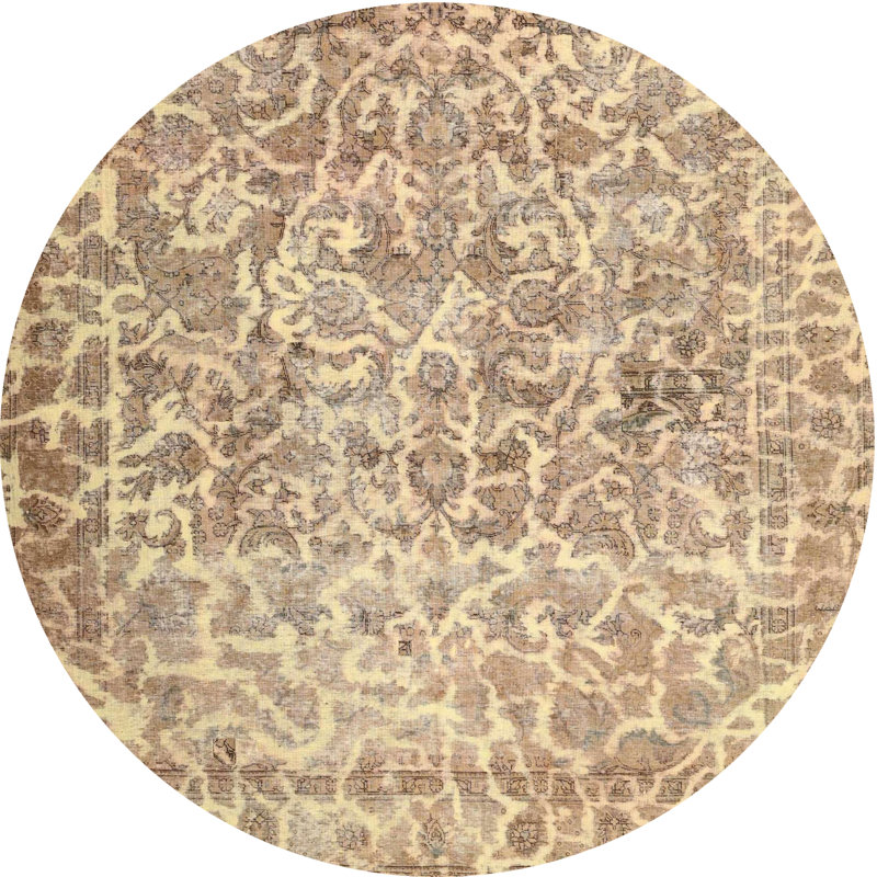 Oriental Indoor Rug, Round 8'