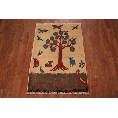 Tapis décoratif en laine Kazak