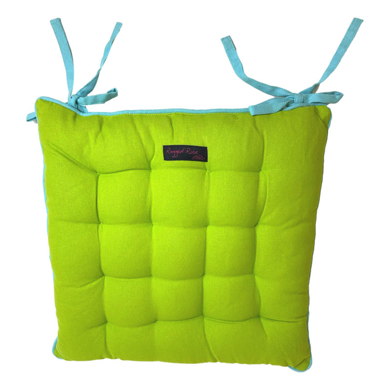 Garden Seat Cushion, Lime Green