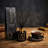 Tibetan Black Tea Reed Diffuser Set Black