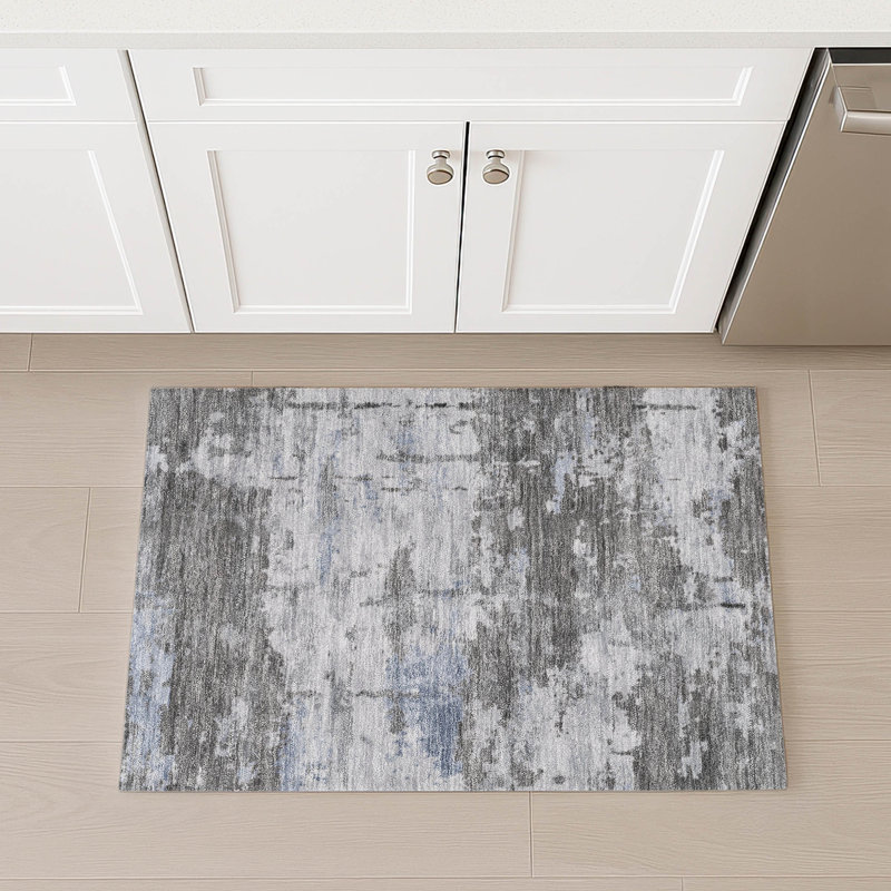 Machine Washable Indoor/Outdoor Chantille ACN2362 Abstract Rug, Rectangle 1'8" x 2'6"