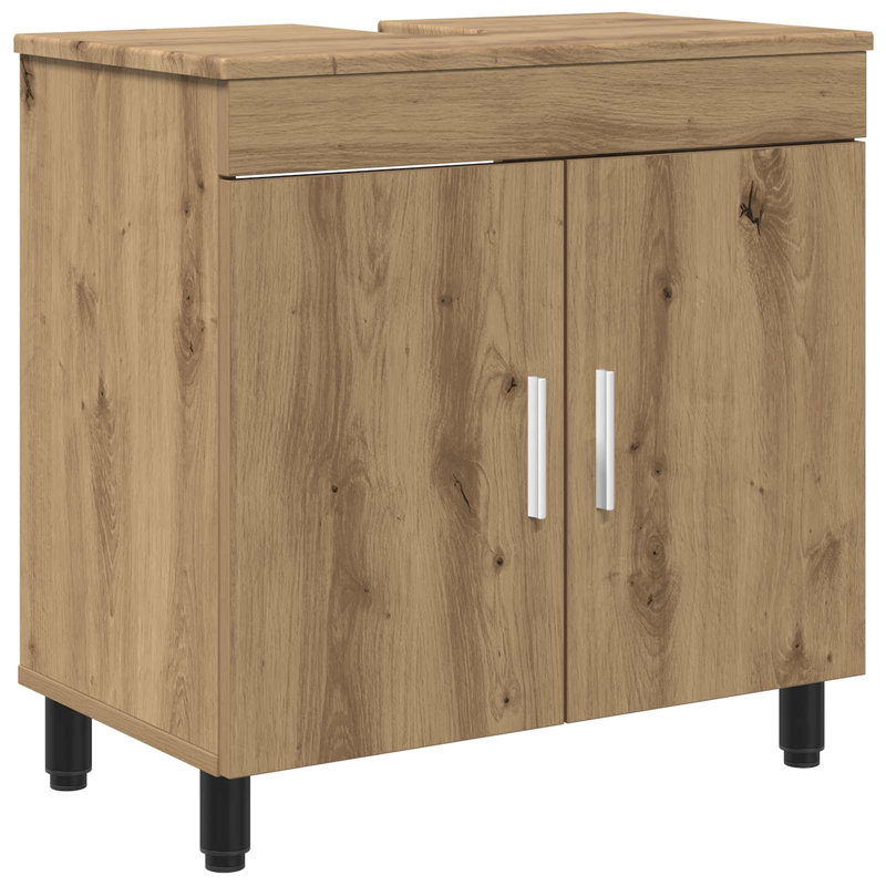 60cm Bathroom Vanity Base Only, Artisan Oak