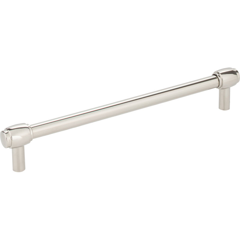 Hayworth Bar Pull, Polished Nickel, 7 9/16"