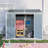 8X4ft Resin Outdoor Storage Shed With Two-Window And Double-Door-112833778