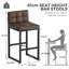 Counter Stool with Metal Frame-981166337-983675750