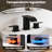 Widespread Bathroom Faucet 3 Hole, 2-Handle Bathroom Sink Faucet with Drain Assembly-120542227