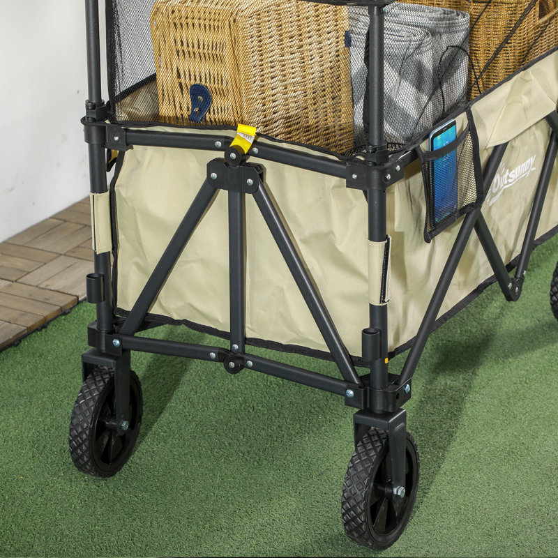 Garden Carts, Black/Beige
