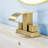 Waterfall Bathroom Sink Faucet 4 Inch Faucet 2 Handle Lead-free Centerset Bathroom Faucet With Water Supply Lines Pop Up Drain 2 Or 3 Holes Bathroom Basin Lavatory Mixer Taps-107328673