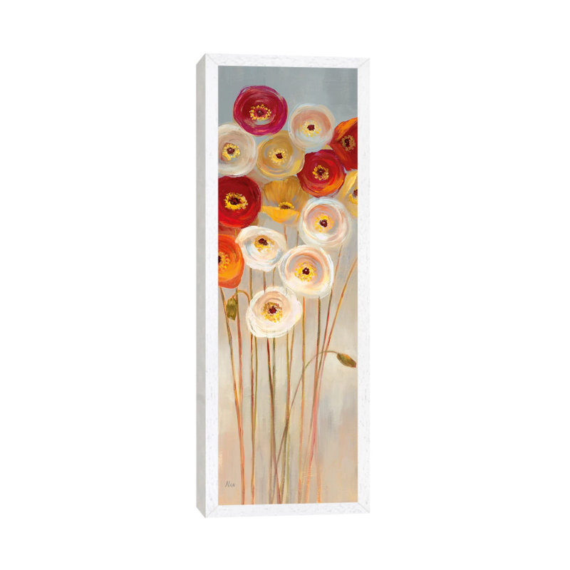 Follow The Sun II by Nan - Panoramic Print on Canvas, 91.44cm H x 30.48cm W x 3.81cm D, White Floater Framed