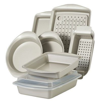 Rachael Ray Nonstick Bakeware / Baking Pans Set, 10 Piece