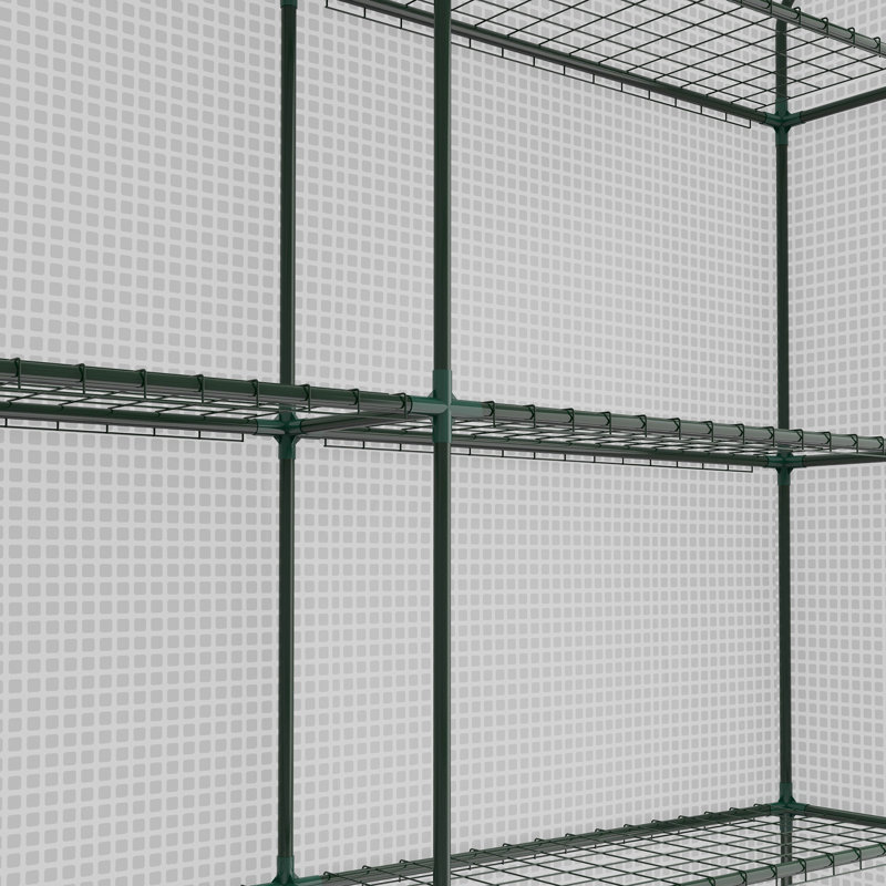Faryn Traditional Walk-In Greenhouse With Steel Frame And Protective Cover