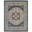 Tapis ivoire moderne à motif géométrique en laine noué à la main à motif médaillon-1827279009