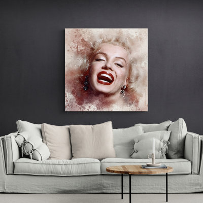 «Marilyn Watercolor» par Stephen Chambers, impression sur toile tendue