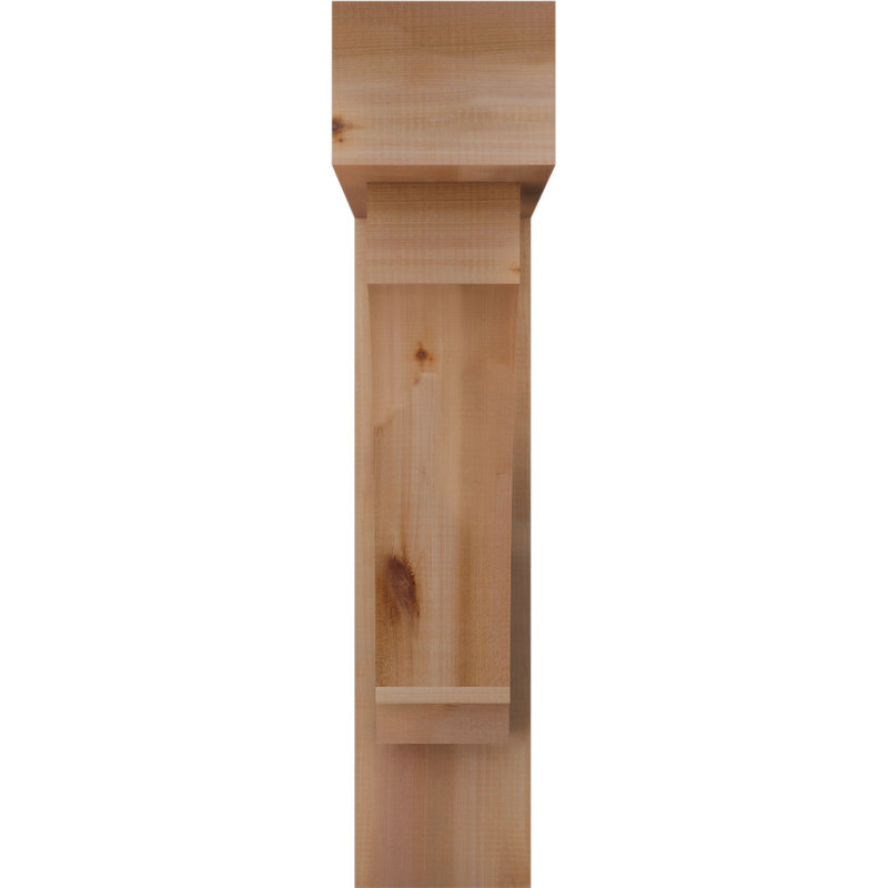 Support de bloc impérial avec entretoise décalée, 24 x 30, Cèdre rouge occidental de l 7 1/2 po (lisse)