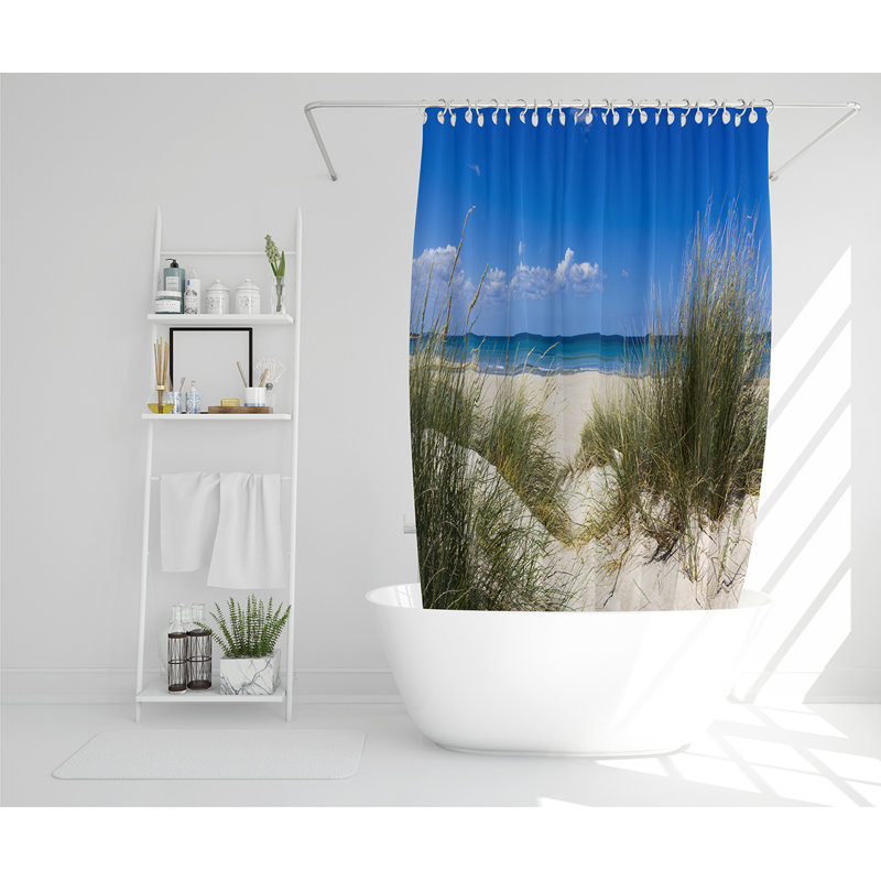 Elix 13 Piece Polyester Shower Curtain Set