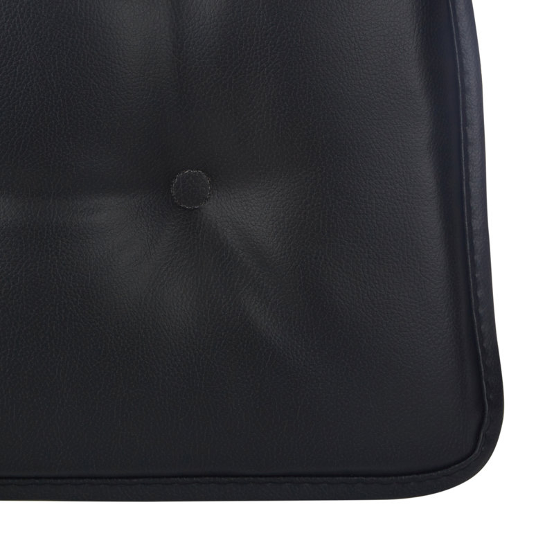 Coussin de siège de chaise de salle à manger, Noir
