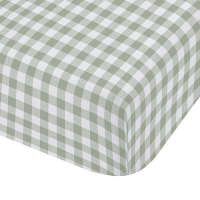Bamford Gingham Check Fitted Sheet