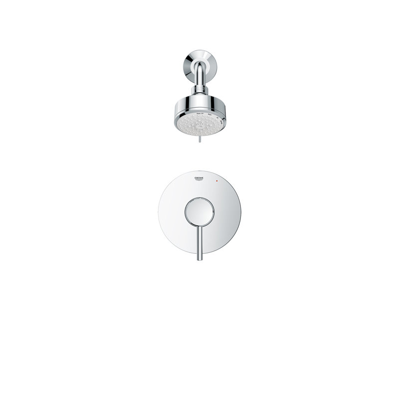 Concetto™ Shower Faucet with Rough-in Valve, Grohe Chrome