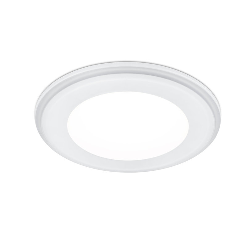 5" LED Recessed Lighting Kit, Matte White